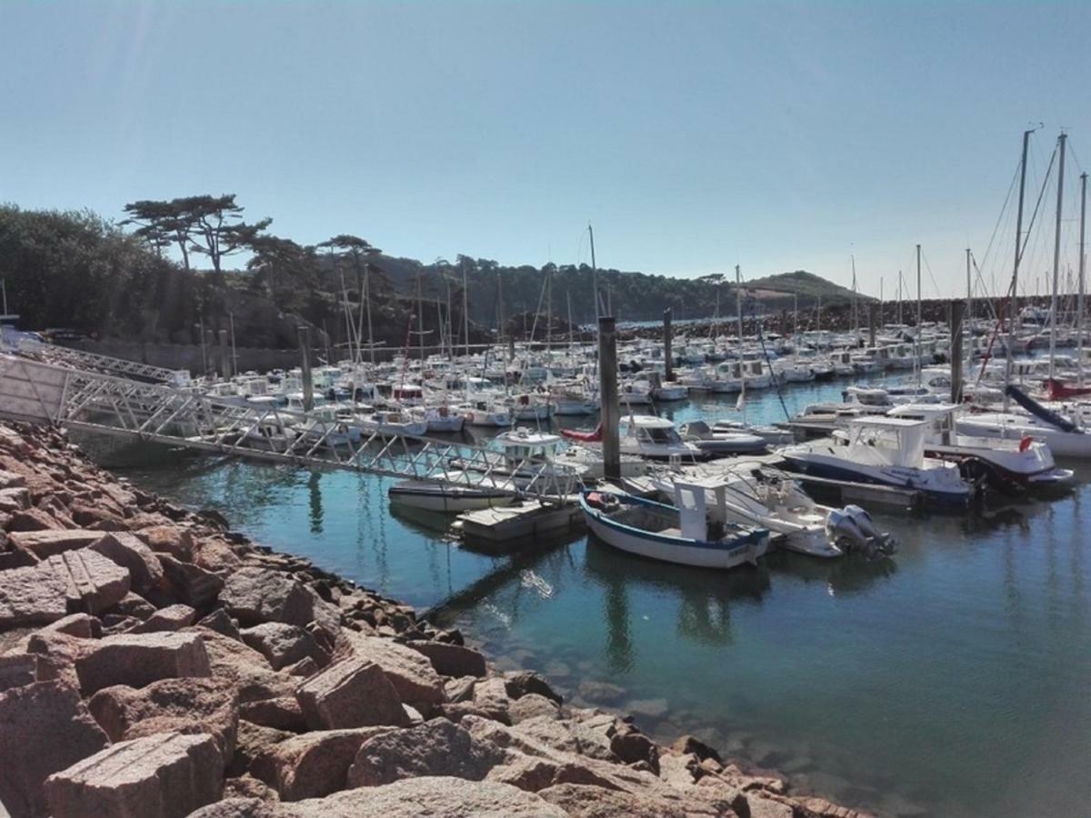 Vue Mer Cote De Granit Rose En Bretagne Требёрдан Экстерьер фото